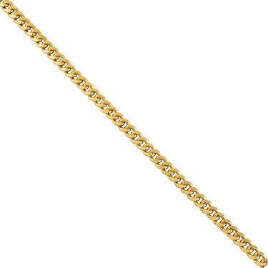 Yellow 10k Gold Cuban Link Chain 6 mm
